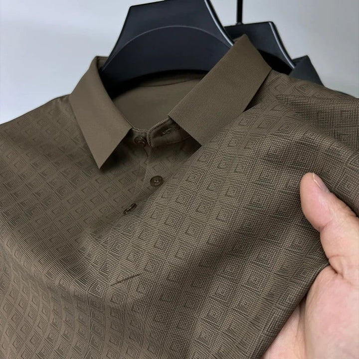 Stylish and breathable silk polo for a trendy summer look - Borre