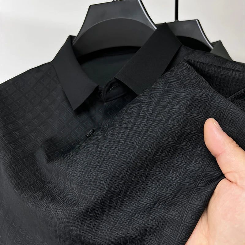 Stylish and breathable silk polo for a trendy summer look - Borre