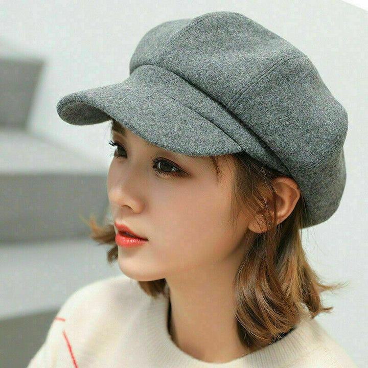 Bonnet femme en coton style vintage taille unique pour l’automne