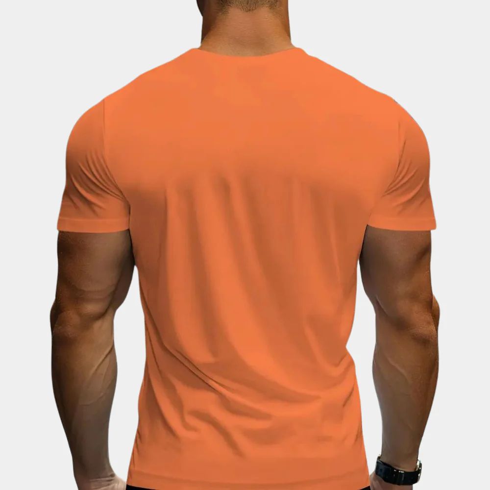 Men's Orange Summer T-Shirt - Vilmar
