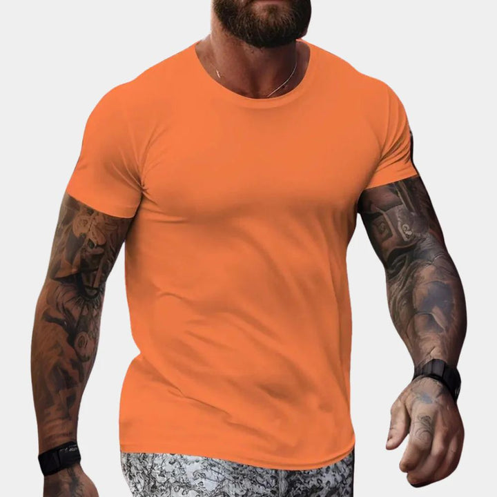 Men's Orange Summer T-Shirt - Vilmar