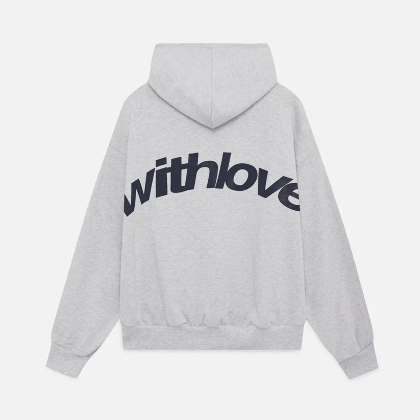 Sweat à capuche oversize en coton avec imprimé pour l'automne streetwear