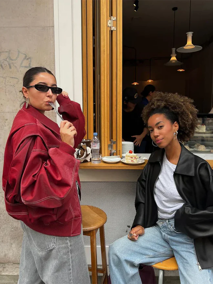 Veste femme oversize en coton pour l’automne et la mi-saison
