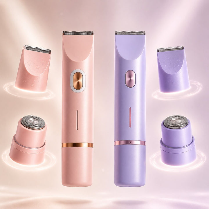 Electric Waterproof Intimate Razor for Women, Suitable for Wet and Dry Shaving