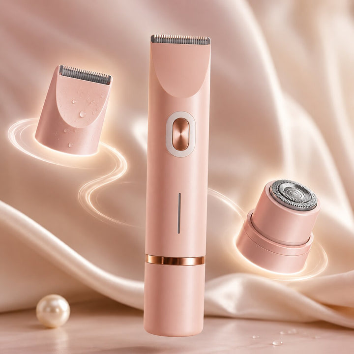 Electric Waterproof Intimate Razor for Women, Suitable for Wet and Dry Shaving