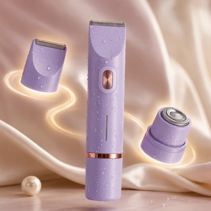 Electric Waterproof Intimate Razor for Women, Suitable for Wet and Dry Shaving