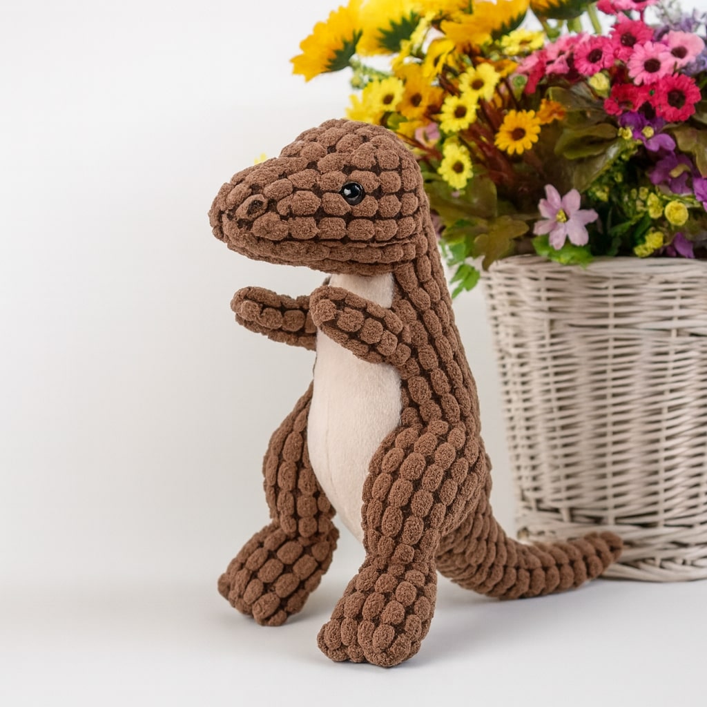 Indestructible Plush Dog Toy, Chew-Resistant, for Large Breeds