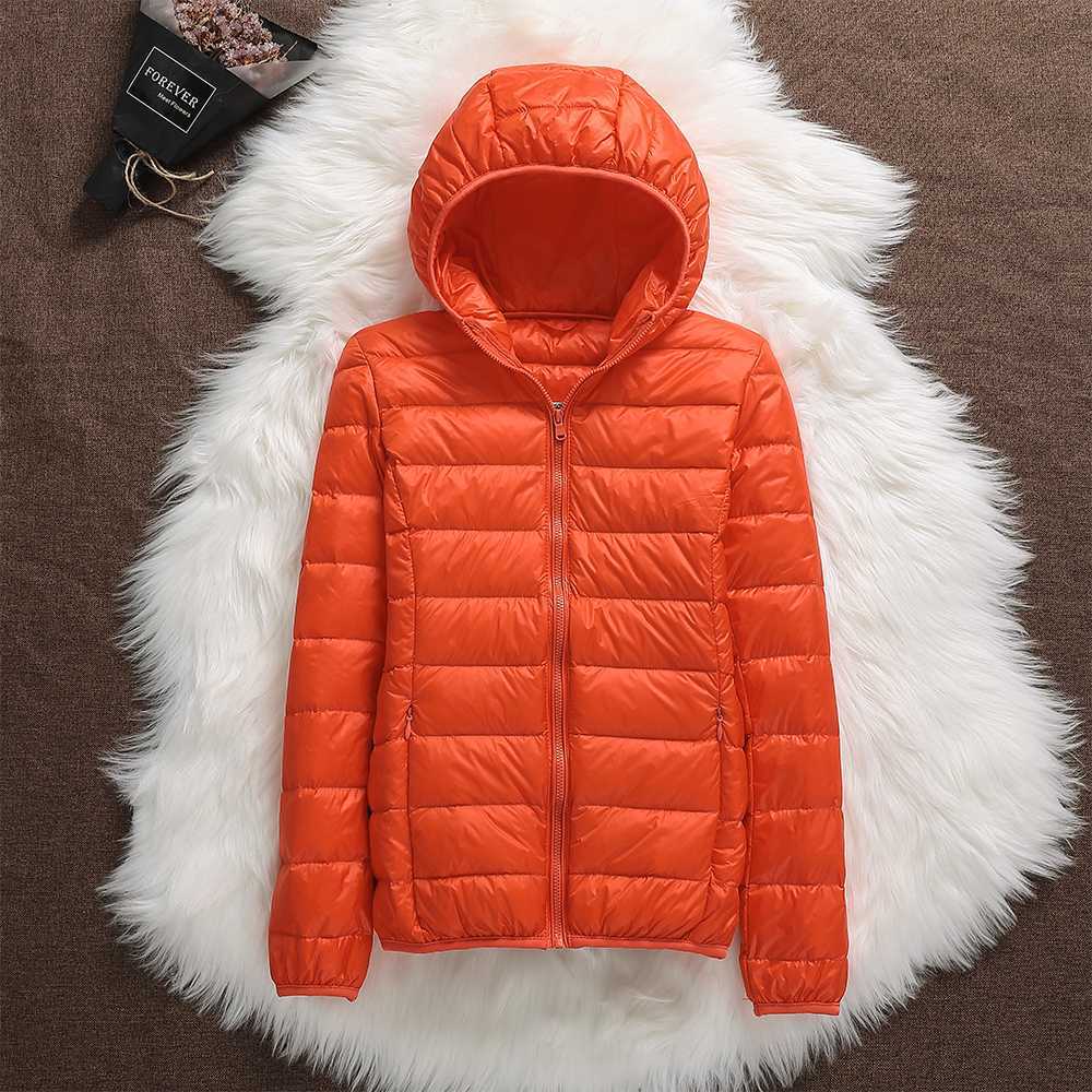 Claire™ - Giacca in Piumino di Cotone con Cappuccio