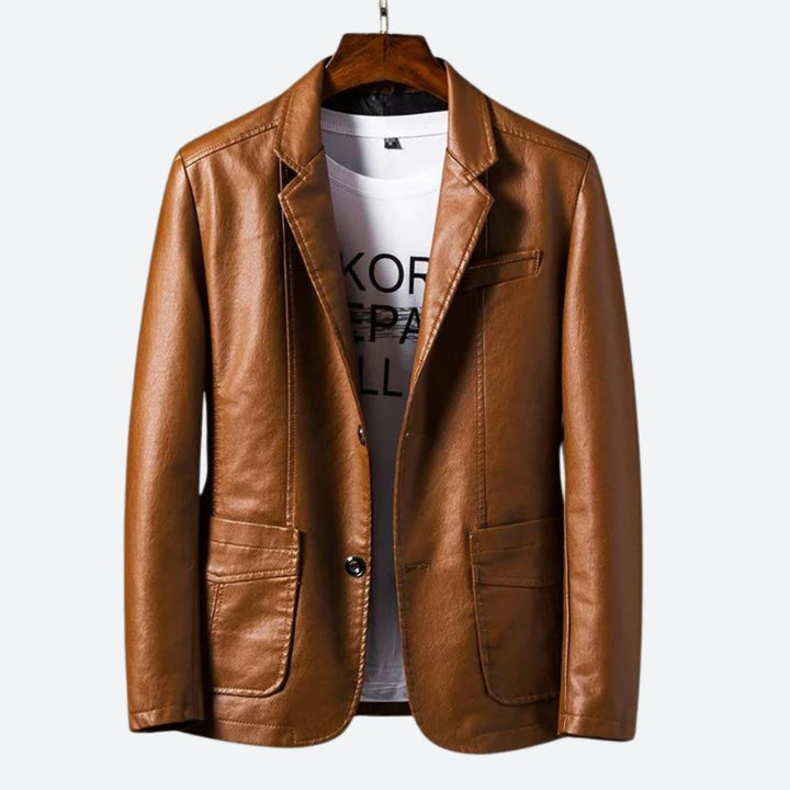 Blazer de cuero elegante - Samuel