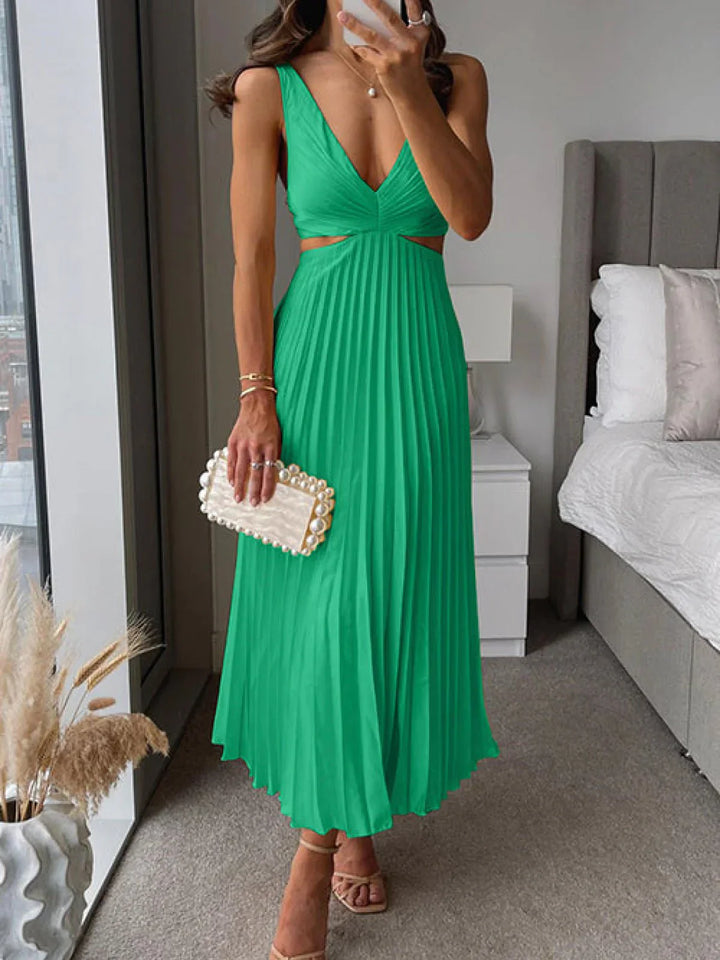Céline™ - Elegant Premium Satin Dress