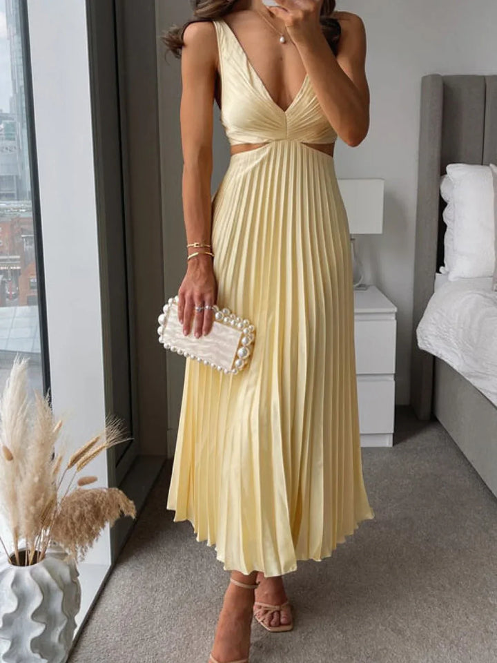 Céline™ - Elegant Premium Satin Dress