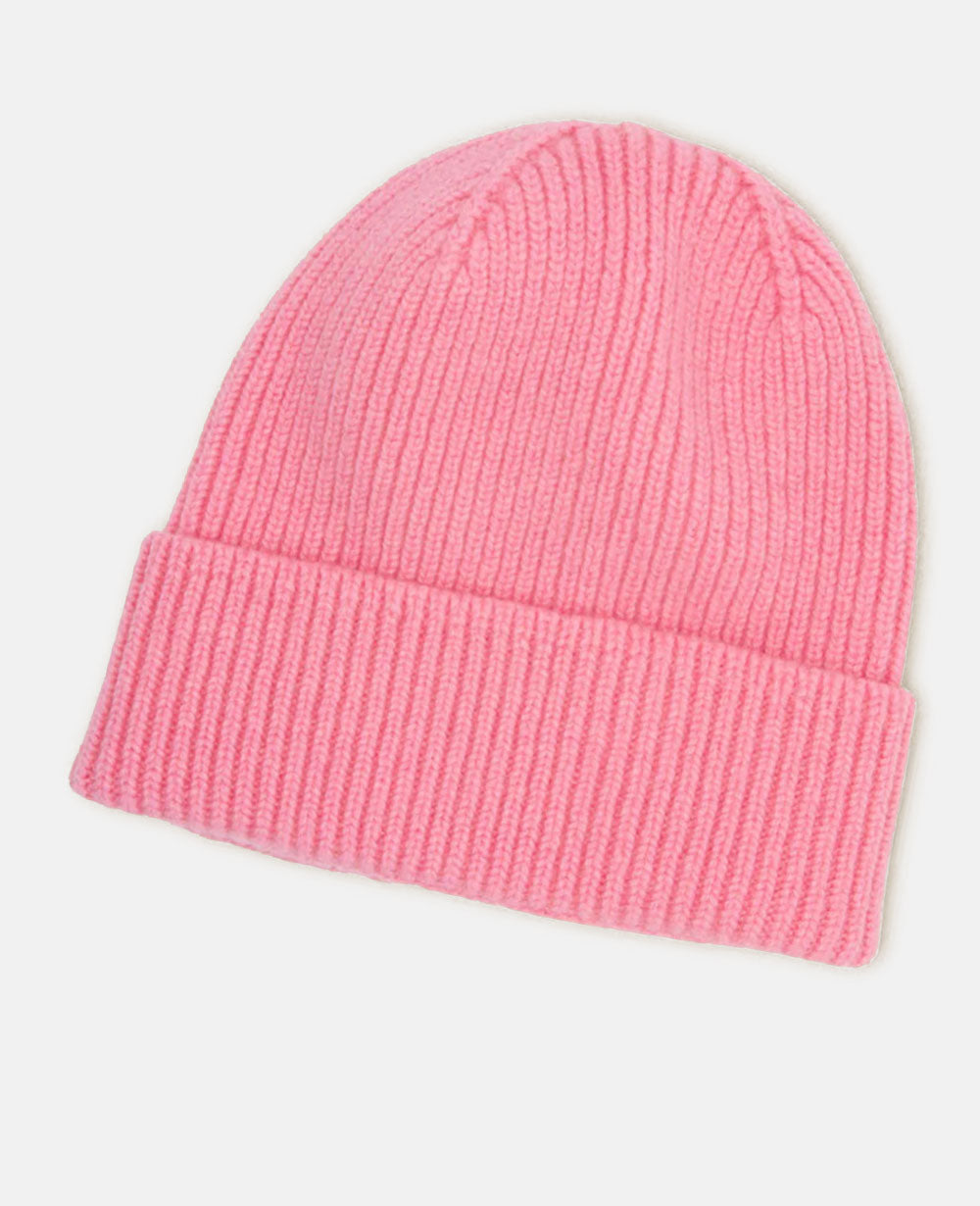 Gorro de mujer de cachemira y lana para otoño e invierno, tejido suave