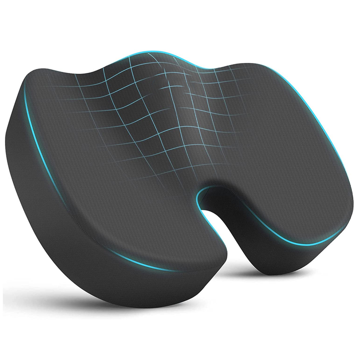 Memory Foam Seat Cushion, Ergonomic, for Office and Car