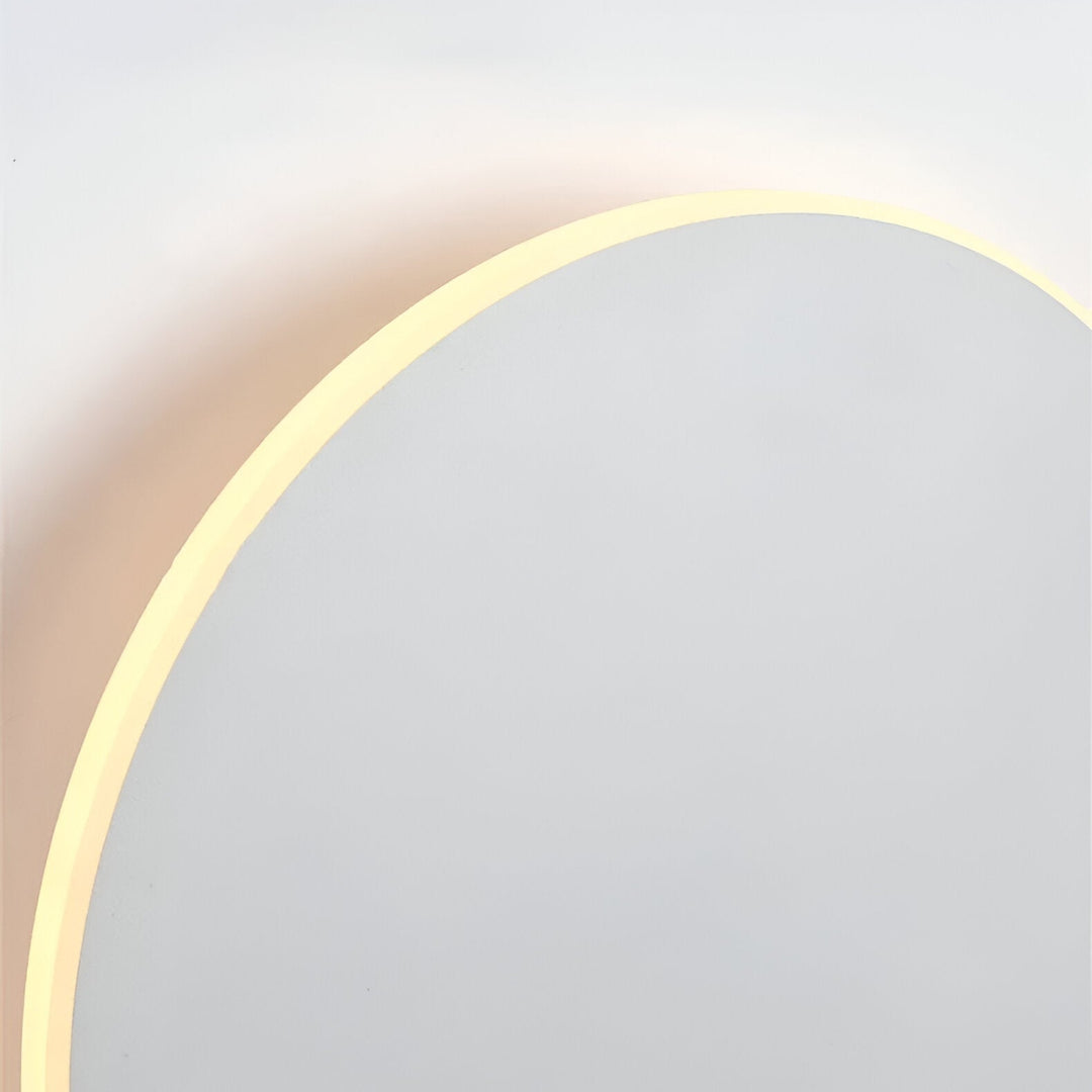 Applique LED ronde en aluminium, à montage en surface, lumière chaude pour couloir, 3000K