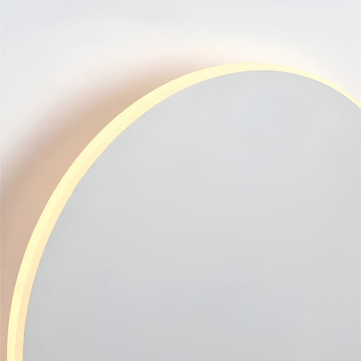 Applique LED ronde en aluminium, à montage en surface, lumière chaude pour couloir, 3000K