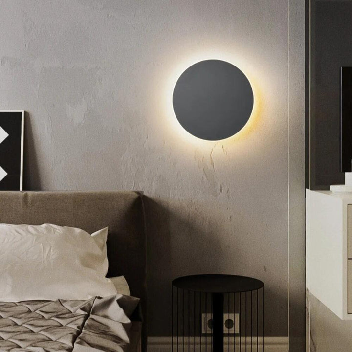 Applique LED ronde en aluminium, à montage en surface, lumière chaude pour couloir, 3000K