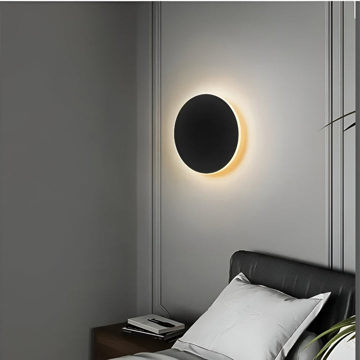 Applique LED ronde en aluminium, à montage en surface, lumière chaude pour couloir, 3000K