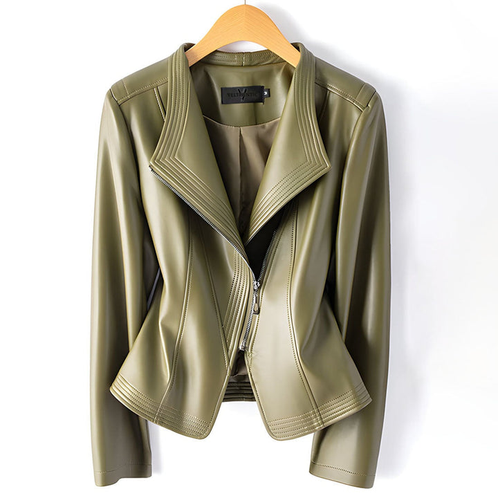 Veste perfecto femme en cuir, idéale pour l’automne et la mi-saison