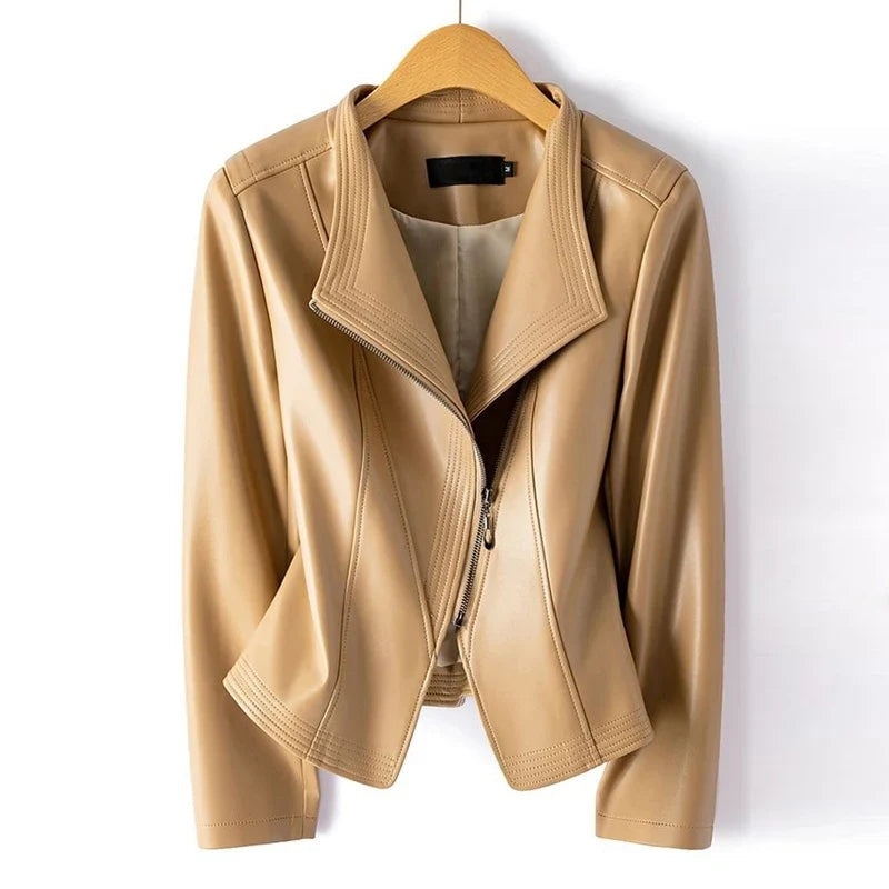 Veste perfecto femme en cuir, idéale pour l’automne et la mi-saison