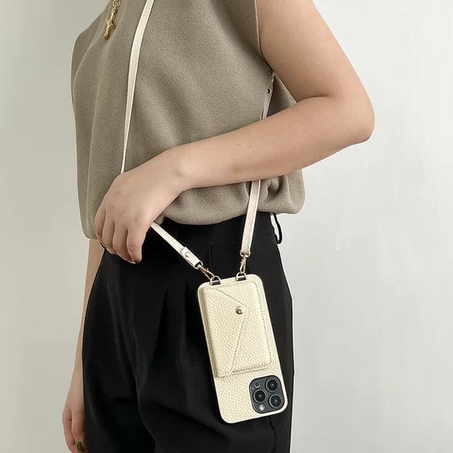 Étui pour téléphone en cuir à porter sur l'épaule été 2026