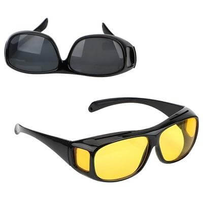 Lunettes de conduite nocturne à verres polarisés réduisant les reflets