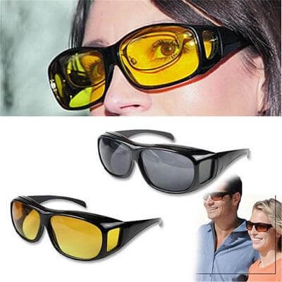 Lunettes de conduite nocturne à verres polarisés réduisant les reflets