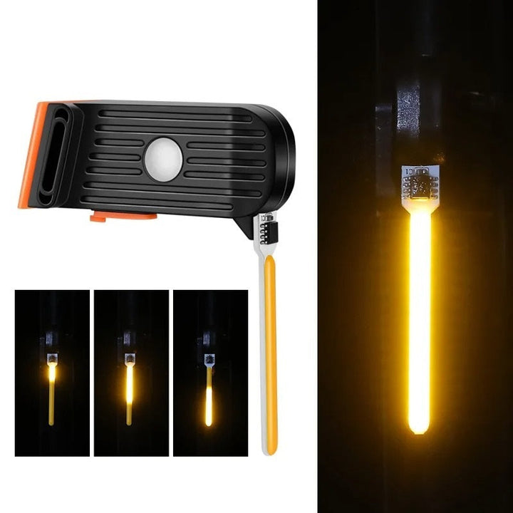 Feu arrière rechargeable pour vélo avec éclairage LED USB et plusieurs modes d'éclairage