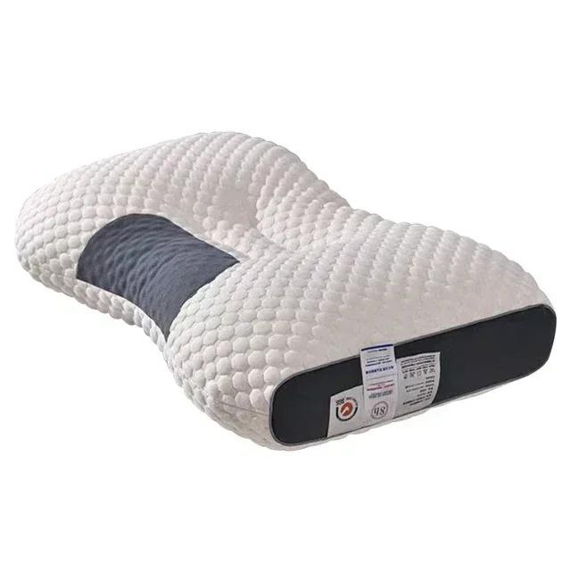 Oreiller ergonomique en fibres de soja respirant pour toutes les positions de sommeil