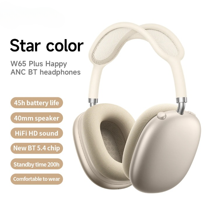 Cuffie wireless con cancellazione del rumore e autonomia di 45 h