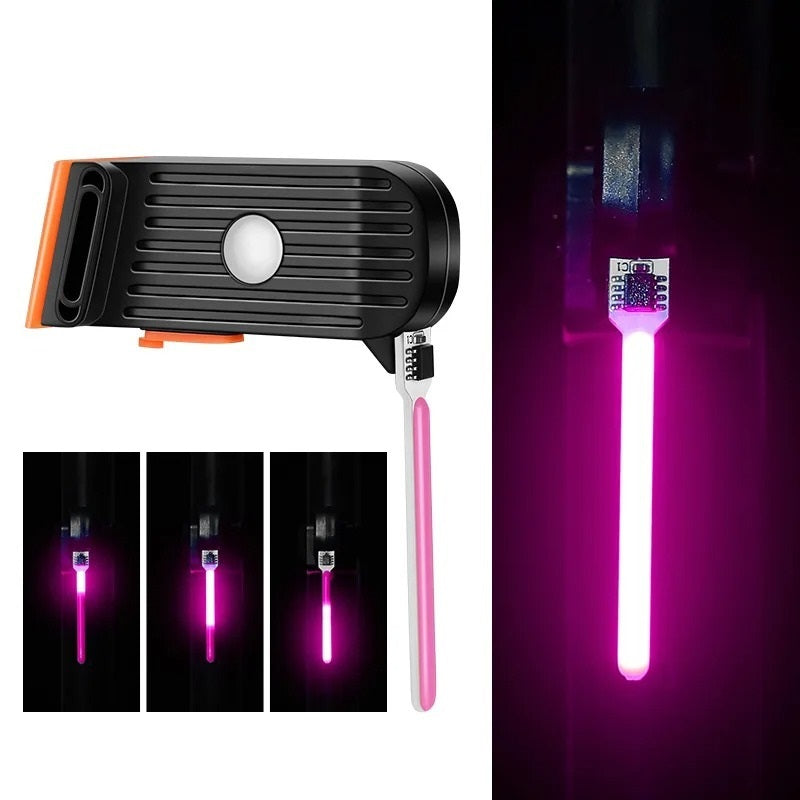 Feu arrière rechargeable pour vélo avec éclairage LED USB et plusieurs modes d'éclairage