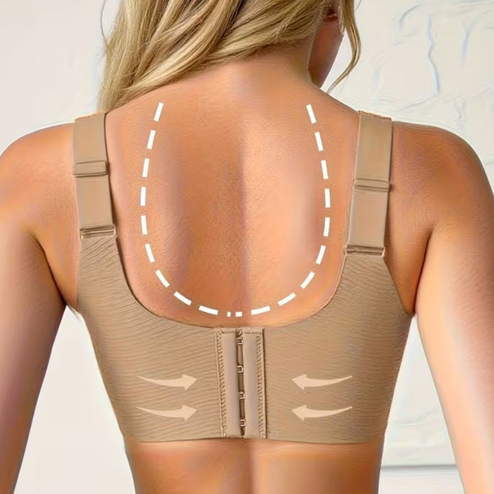 Soutien-gorge push-up sans armatures, modelant, avec coussinets amovibles, usage quotidien