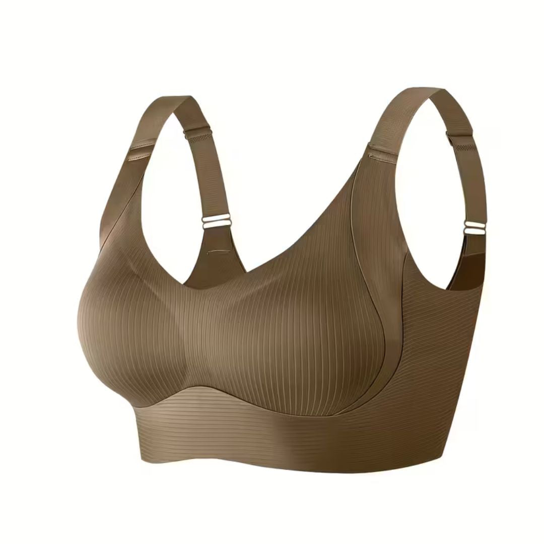 Soutien-gorge push-up sans armatures, modelant, avec coussinets amovibles, usage quotidien