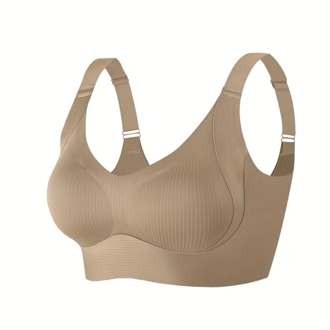 Soutien-gorge push-up sans armatures, modelant, avec coussinets amovibles, usage quotidien