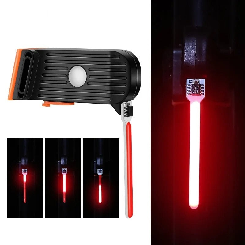 Feu arrière rechargeable pour vélo avec éclairage LED USB et plusieurs modes d'éclairage