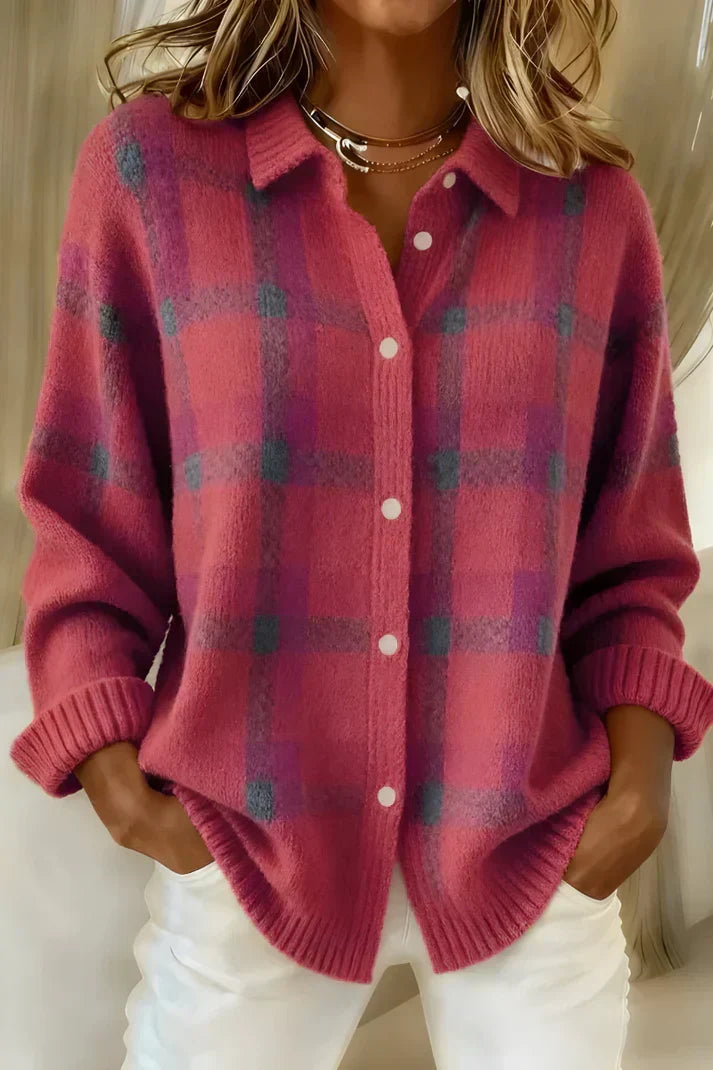 Gilet long pour femme à boutons, élégant pour l'automne, pour des tenues quotidiennes.