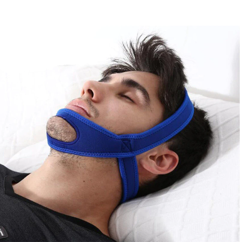 Bandeau mentonnier réglable en néoprène pour dormir et se détendre