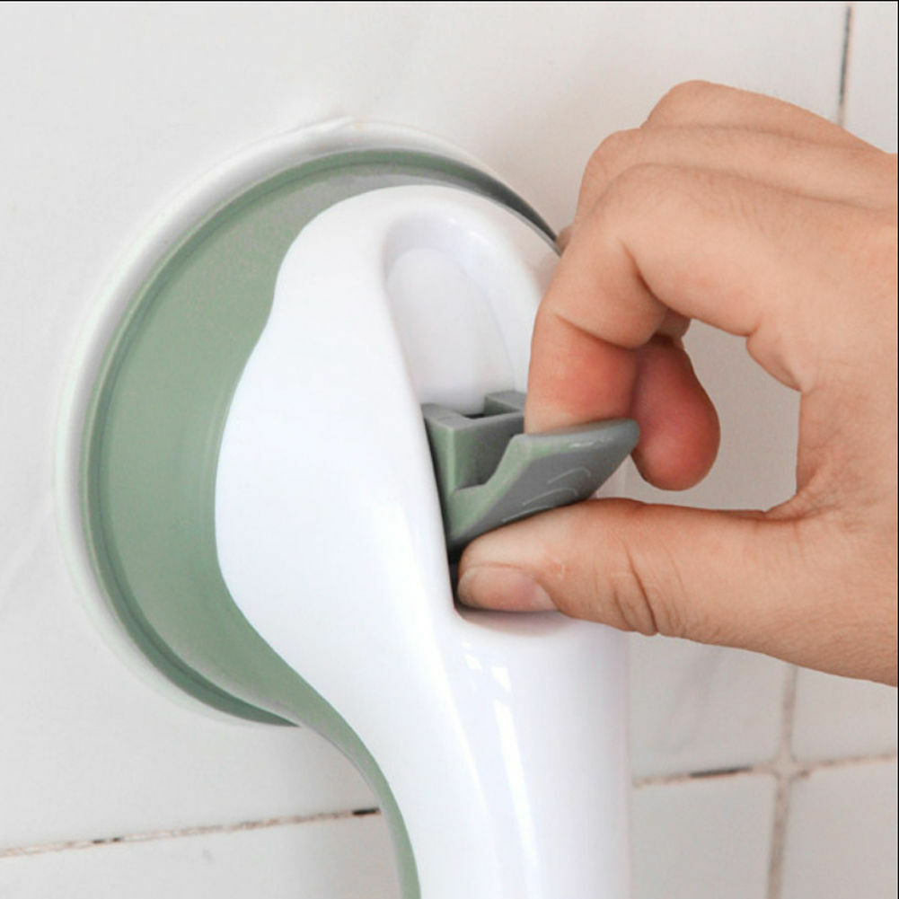 Poignée de bain à ventouse sécurisée, pour douche et baignoire, sans perçage, capacité 136 kg