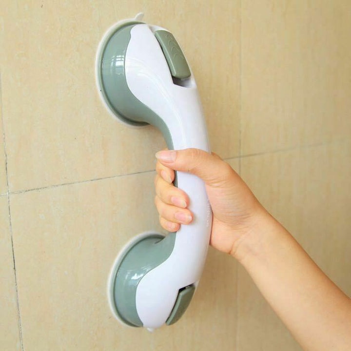 Poignée de bain à ventouse sécurisée, pour douche et baignoire, sans perçage, capacité 136 kg