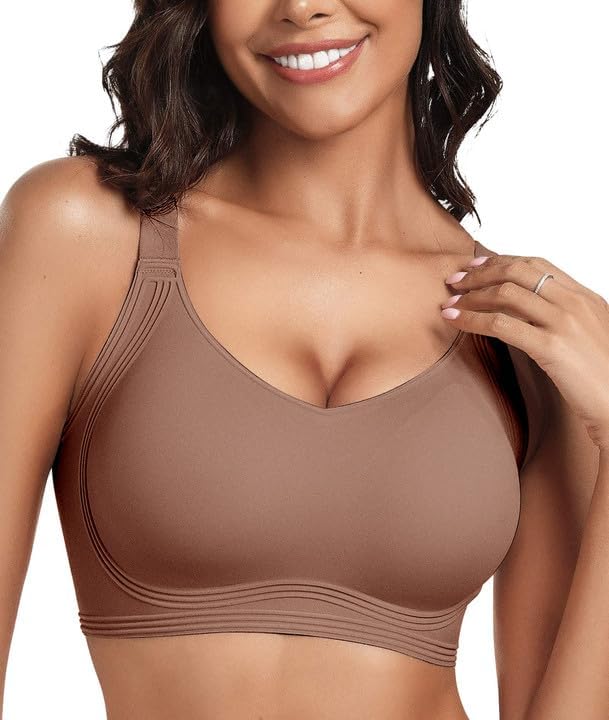 Soutien-gorge push-up sans couture en gel, en polyamide et élasthanne, sans armature, été
