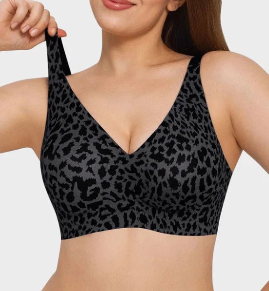 Soutien-gorge push-up sans couture en gel, en polyamide et élasthanne, sans armature, été