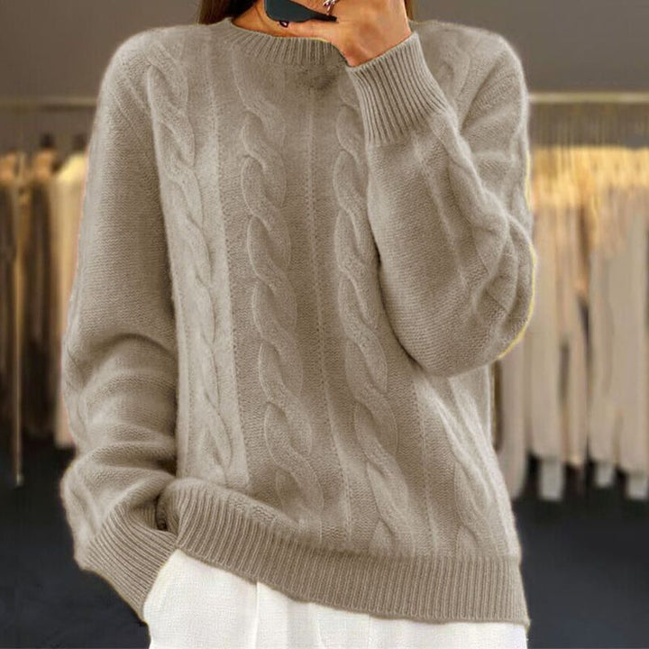 Claire™ - Sweter z wełny premium