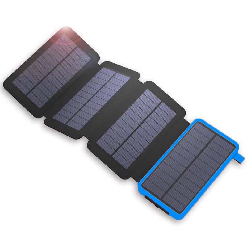 Solar Powerbank for Charging Phone, 25000 mAh, for Camping and Travel