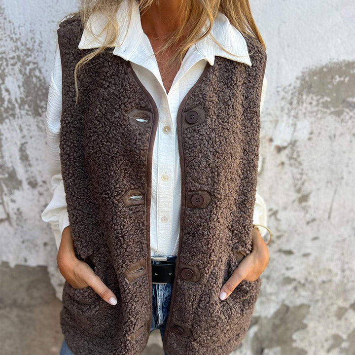 Caroline™ - Ciepła kamizelka zimowa z polaru Cozy