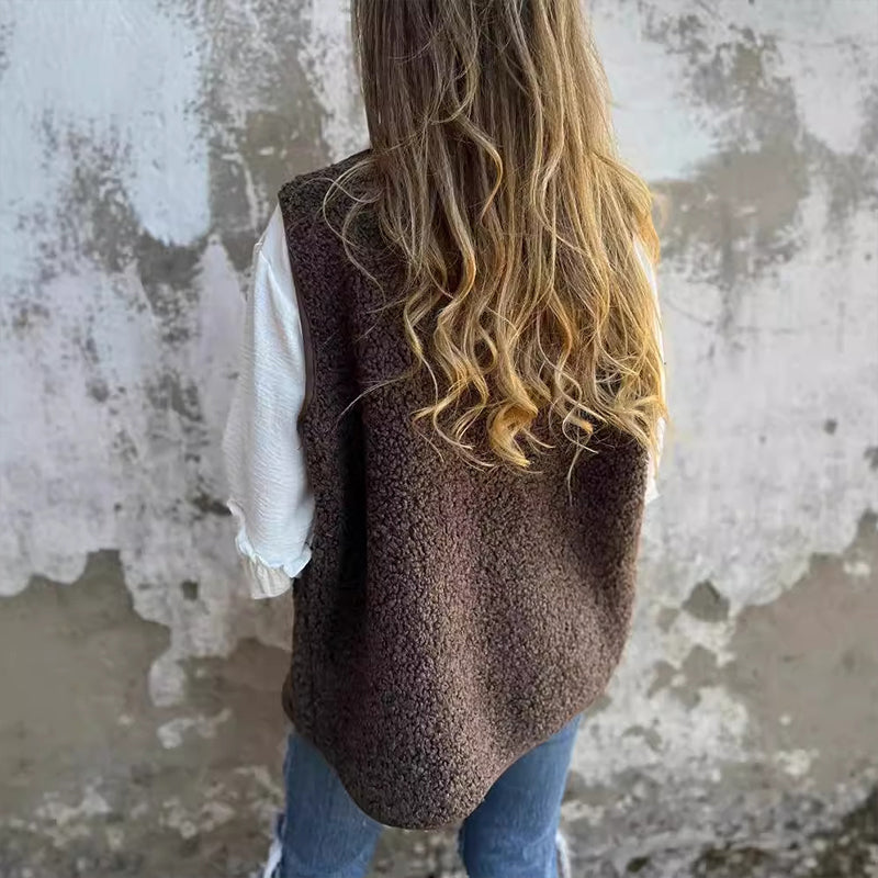 Caroline™ - Ciepła kamizelka zimowa z polaru Cozy