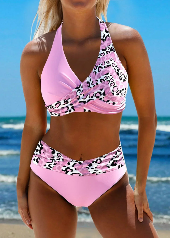 Elnora - Bikini Kris-Cross stylé pour un look de plage branché