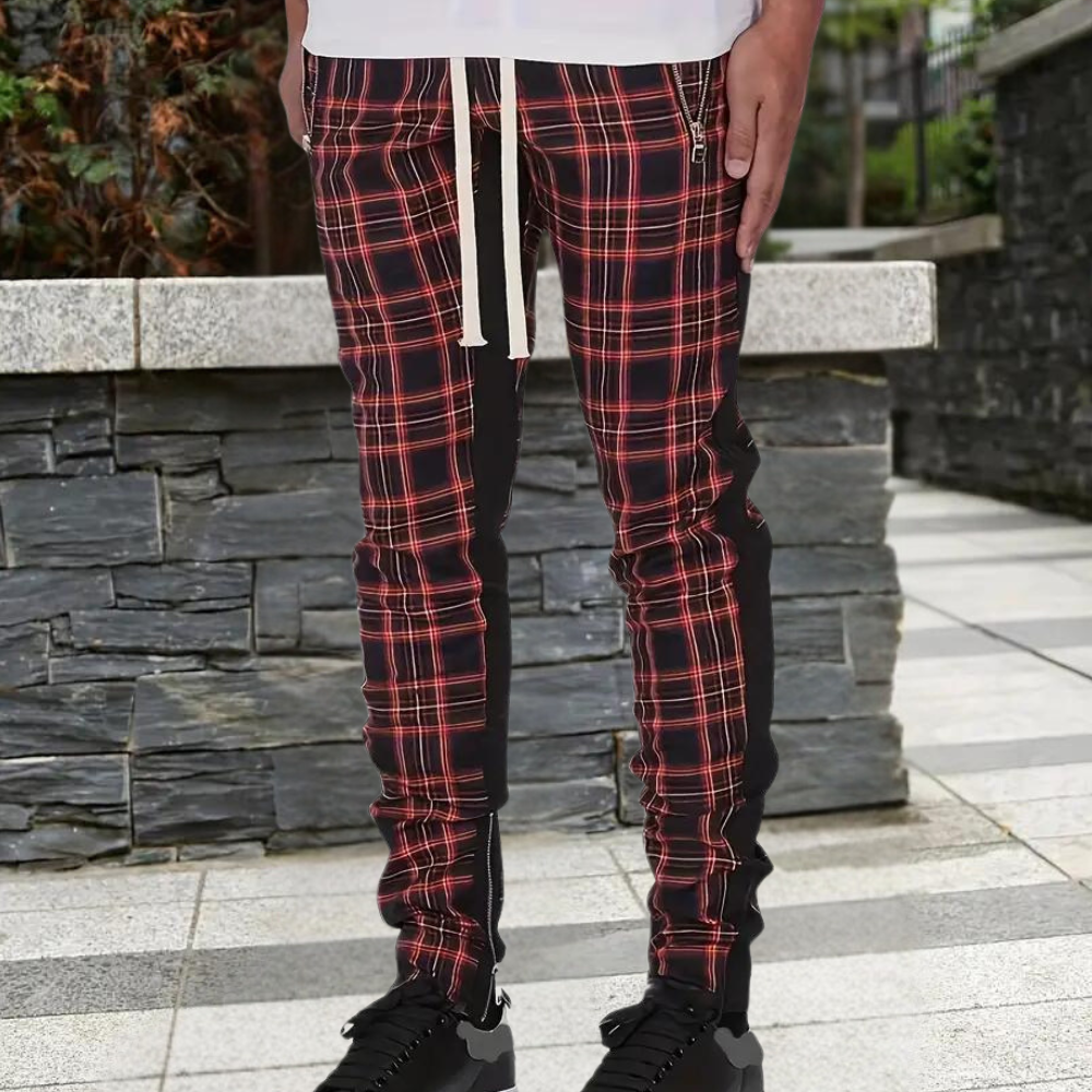 ALOIS - Pantaloni a quadri eleganti per l'uomo moderno