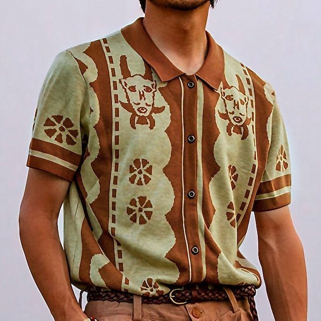 Tricou polo cu dungi pentru vară - Lijon