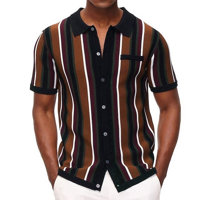 Tricou polo cu dungi pentru vară - Lijon