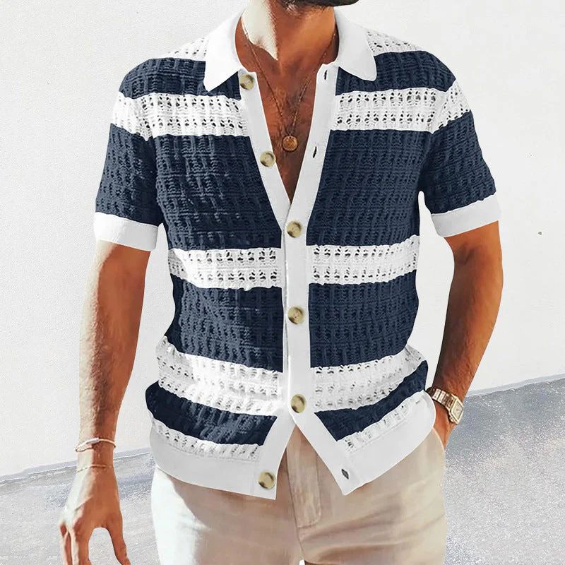 Polo de verano tejido, elegante y atemporal, para el hombre moderno - Nino