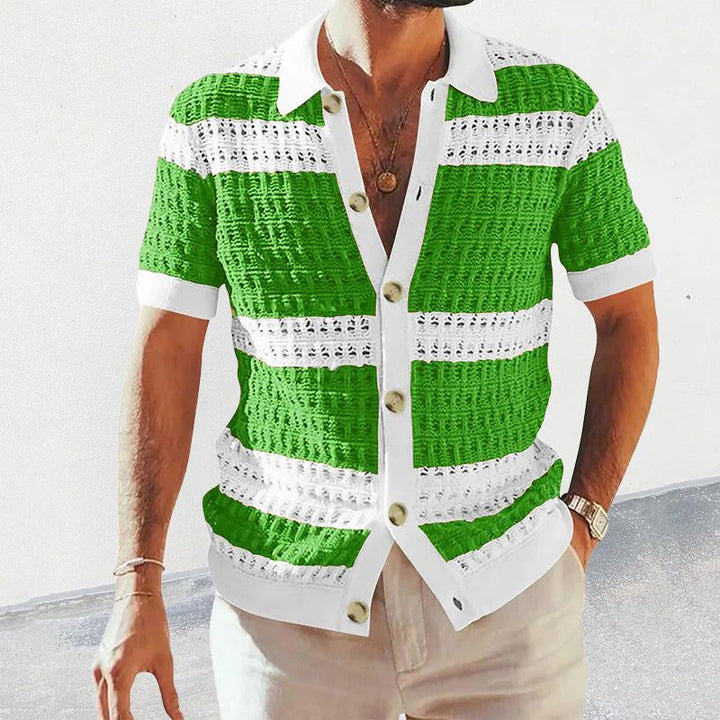 Polo de verano tejido, elegante y atemporal, para el hombre moderno - Nino